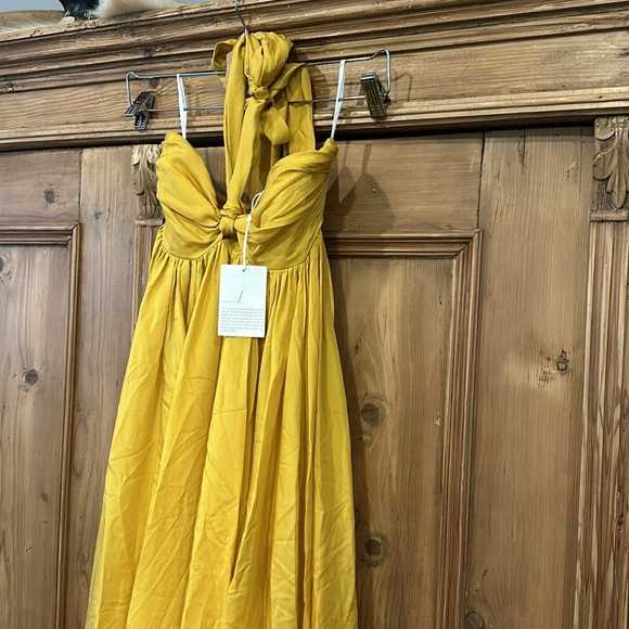 Zimmermann Devi Silk Halter Dress - Picture 3 of 9